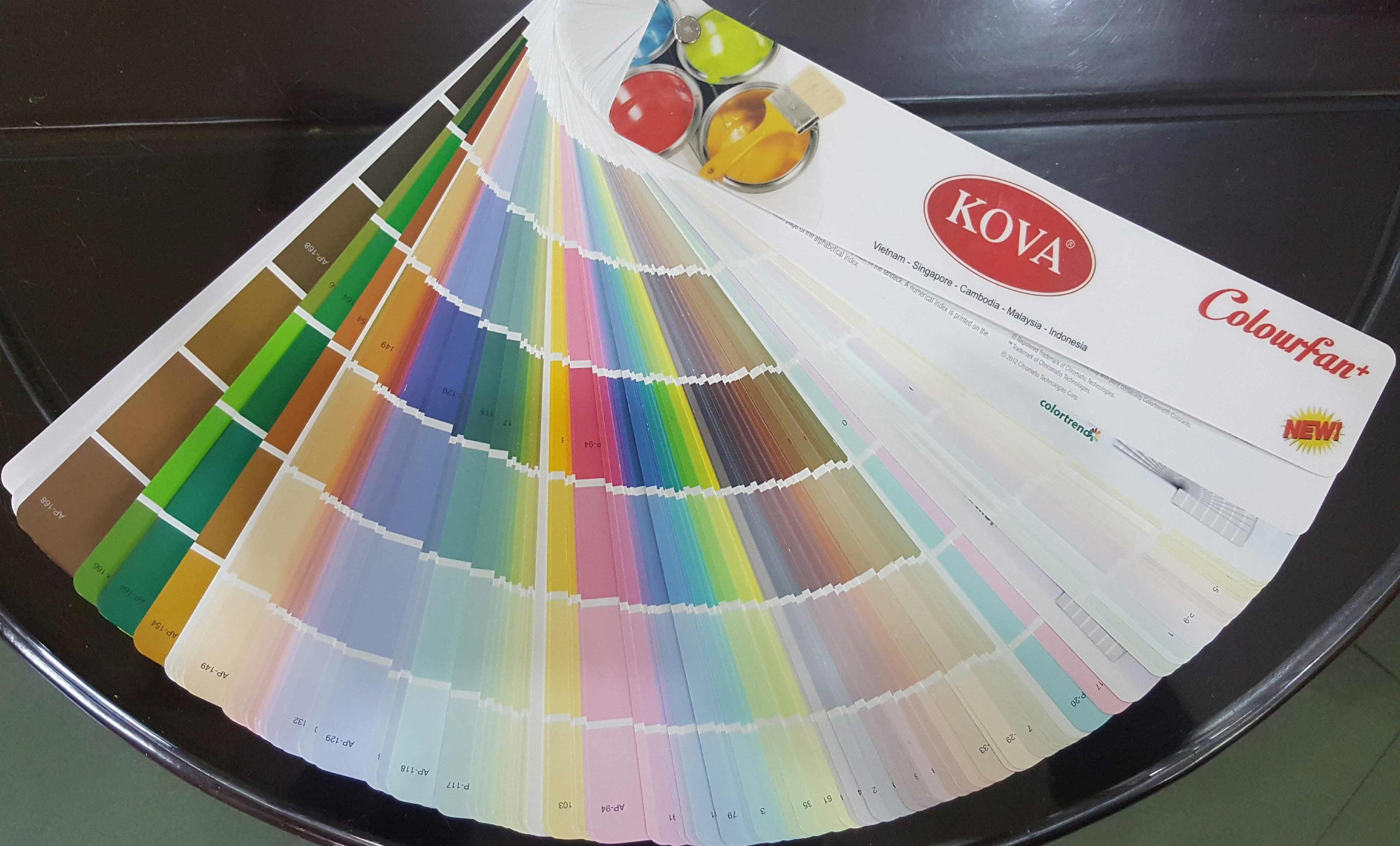 Bảng màu sơn Kova